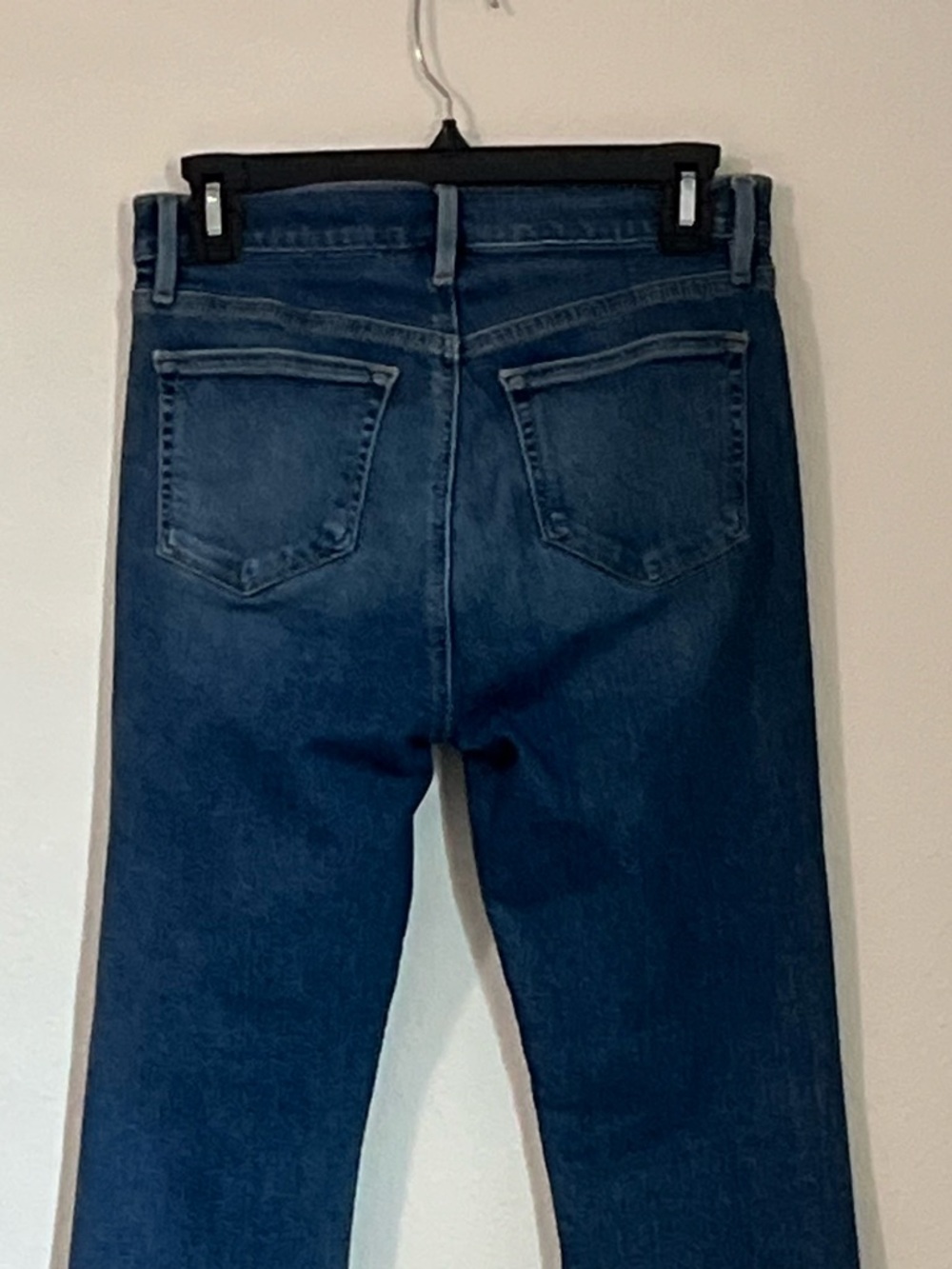 LOFT Cute Dark Blue Wide-Leg Jeans, Size 25/0 - Picture 5 of 8